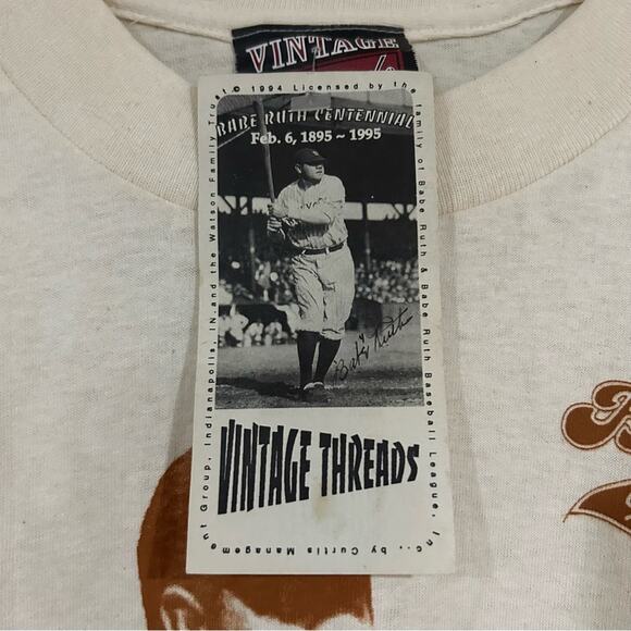 Vintage 1994 Babe Ruth Baseball AOP Shirt - Picture 3 of 8